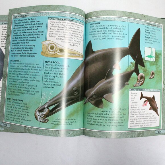 Encyclopedia of Dinosaurs and Other Prehistoric Creatures Hardback Reference - Picture 15 of 16